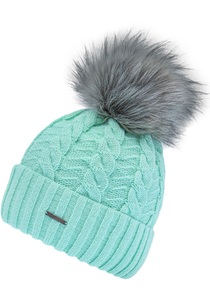 Chillouts, chillouts Fellimitatmützen »Ophelia Hat«, Zopfmuster, chillouts Fellimitatmützen »Ophelia Hat«, mit Zopfmuster