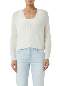 comma casual identity, comma casual identity Cardigan, casual, bequem, Alpakamix, V-Ausschnitt