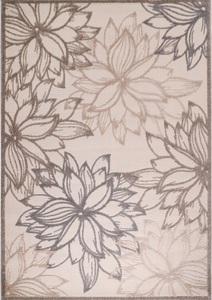Sanat Teppich »Floral 2«, rechteckig, 6 mm Höhe, In- und Outdoor geeignet, florales Design, Balkon, Terasse
