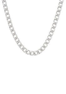FIRETTI, Firetti Edelstahlkette »Panzerkettengliederung, 7 mm breit«, Made in Germany, Firetti Edelstahlkette »Schmuck Geschenk Panzerkettengliederung, 7 mm breit«, Made in Germany