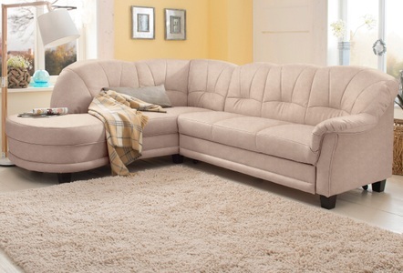HOME AFFAIRE, Home affaire Ecksofa »Camelita«, wahlweise mit Bettfunktion, 