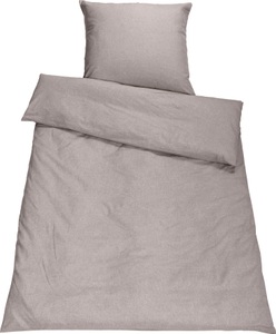 SETEX Bettwäsche »Chambray«, (2 tlg.), in diversen Uni-Tönen