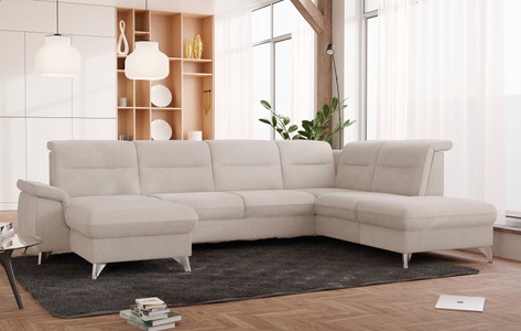 SCHÖNER WOHNEN LAMINAT, SCHÖNER WOHNEN LAMINAT Wohnlandschaft, wahlweise mit motorischer Relaxfunktion, sit&more Wohnlandschaft »Astoria U-Form«, wahlweise mit motorischer Relaxfunktion
