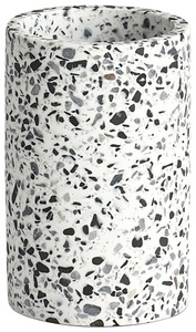 Zeller Present, ZELLER Zahnputzbecher »Terrazzo«, aus Polyresin, ZPR 18854 Zahnputzbecher Schwarz