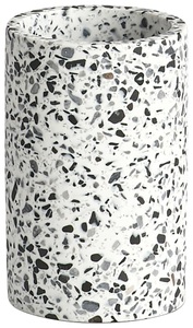 Zeller Present, ZELLER Zahnputzbecher »Terrazzo«, aus Polyresin, ZPR 18854 Zahnputzbecher Schwarz