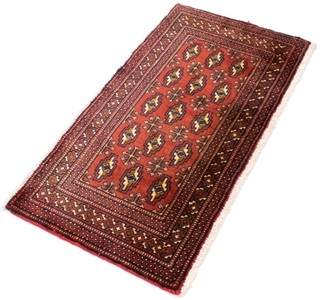 MorgenLand, morgenland Wollteppich »Turkaman Teppich handgeknüpft rot«, rechteckig, 8 mm Höhe, morgenland Wollteppich »Turkaman Teppich handgeknüpft rot«, rechteckig, 8 mm Höhe