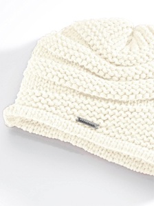 Seeberger, Seeberger Mütze in dekorativer Strick-Optik, Casual Looks Strickmütze