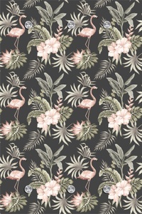 QUEENCE, queence Garderobe »Flamingos«, queence Garderobenleiste »Flamingos«