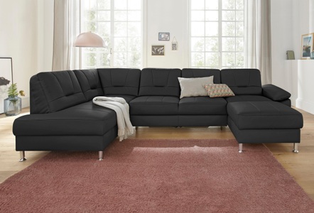 exxpo - sofa fashion, exxpo - sofa fashion Wohnlandschaft, wahlweise mit Bettfunktion, 