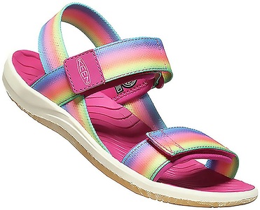 Keen, Keen Sandale »ELLE BACKSTRAP«, mit Klettverschluss, KEEN Mädchen Freizeitsandalen Y Elle Backstrap, Mehrfarbig, aus Polyester