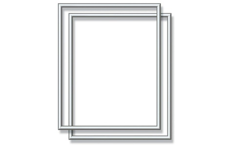 undefined, Malen nach Zahlen, 2 x Alurahmen Silber 24 x 30 cm, Schipper Bilderrahmen