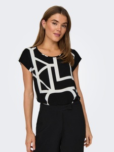 ONLY Shirtbluse »ONLVIC S/S AOP TOP NOOS PTM«