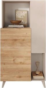 INOSIGN Highboard »Monaco Höhe 154 cm, Kommode mit 2 Türen«, Soft/Self Closing
