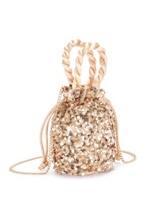 VIVANCE, Vivance Handtasche »Minibag«, Beuteltasche, Partytasche mit Glitzer, Schultertasche, Minibag, VEGAN, Vivance Umhängetasche, Beuteltasche, Partytasche mit Glitzer, Schultertasche, Minibag, VEGAN