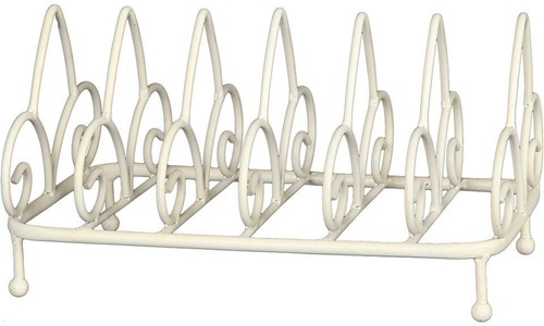 Ambiente Haus, Ambiente Haus Küchenregal »Tellerstand in Antikweiss -(B)25 cm«, (1 St.), Ambiente Haus Küchenregal »Tellerstand in Antikweiss -(B)25 cm«, (1 St.)