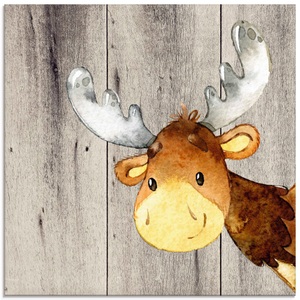 Artland, Artland Glasbild »Waldland Freunde - Hirsch«, Artland Glasbild »Waldland Freunde - Hirsch«, Tiere, (1 St.), in verschiedenen Grössen