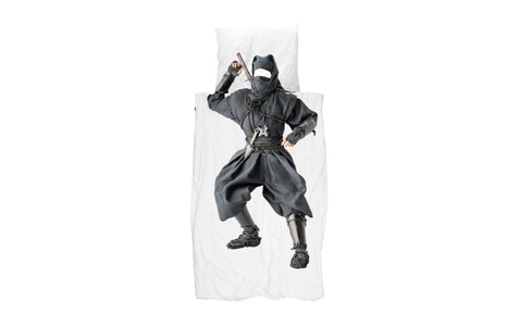 SNURK, Snurk Kinderbettwäsche »Ninja Bettwäschegarnitur«, 