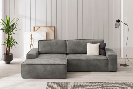 Home affaire Ecksofa »SHERWOOD«, mit Bett-Funktion (Liegefläche 210x136 cm), mit 2 losen Rückenkissen
