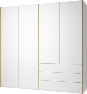 Müller SMALL LIVING, Müller SMALL LIVING Drehtürenschrank »Modular Plus Variante 8«, Inklusive 3 geräumigen Schubladen, Müller SMALL LIVING Drehtürenschrank »Modular Plus Variante 8«, Inklusive 3 geräumigen Schubladen