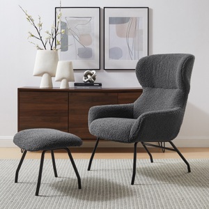 SalesFever Sessel, (Set, 2 St.), mit Bezug in Teddyfelloptik