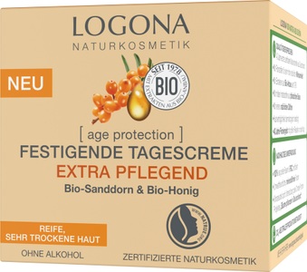Logona, Logona Age Protection Logona Age Protection Festigende Tagescreme extra pflegend gesichtscreme 50.0 ml, LOGONA Tagescreme »Extra pflegend«