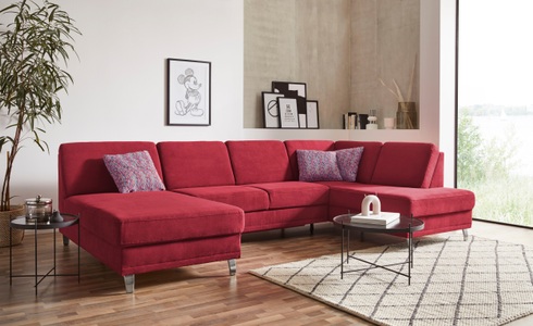 sit&more Wohnlandschaft »Clio V«, wahlweise mit Bettfunktion und Bettkasten, inklusive Federkern