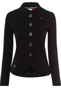 Ragwear, Ragwear Sweatjacke »AVALINA O«, Ragwear Sweatjacke »AVALINA O« maritimer Sweat-Blazer mit Kontrast-Details