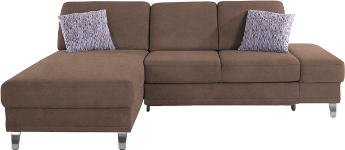 sit&more Ecksofa »Clio V«, wahlweise mit Bettfunktion oder Vorziehsitz und Bettkasten, Inklusive Federkern