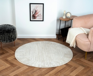 Myflair Möbel & Accessoires Teppich »My Heaven«, rund, Kurzflor, Scandi-Look, besonders weich durch Microfaser