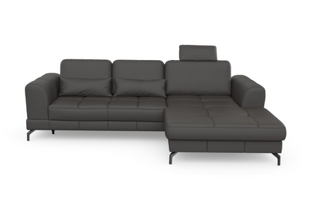sit&more Ecksofa »Bendigo V«, inklusive Sitztiefenverstellung, Bodenfreiheit 12 cm, wahlweise in 2 unterschiedlichen Fussfarben