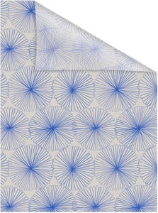 LICHTBLICK, LICHTBLICK Fensterfolie »Fensterfolie selbstklebend, Sichtschutz, Flower wheel - Blau«, LICHTBLICK ORIGINAL Fensterfolie »Fensterfolie selbstklebend, Sichtschutz, Flower wheel - Blau«, 1 St., blickdicht, glattstatisch haftend