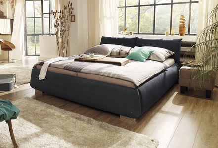 Tom Tailor, TOM TAILOR Polsterbett »SOFT PILLOW«, mit Kopfteil in Kissenform, wahlweise mit Lattenrost und Matratze, TOM TAILOR HOME Polsterbett »SOFT PILLOW«, mit Kopfteil in Kissenform, wahlweise mit Lattenrost und Matratze