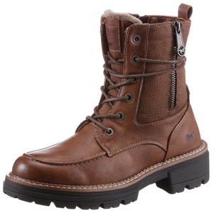 MUSTANG SHOES, Mustang Shoes Schnürboots, mit Zierreissverschluss an der Aussenseite, 
