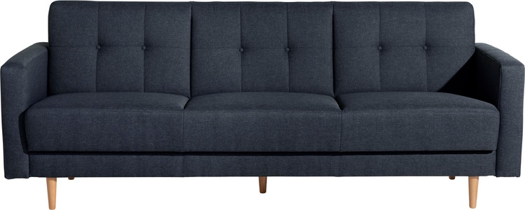 MAX WINZER, Max Winzer® 3-Sitzer »Jesper«, Max Winzer® 3-Sitzer »Jesper Kippcouch mit komfortablem Federkern, klassisch und modern«, Schlafsofa mit Knopfheftung im Rücken, inklusive Bettkasten
