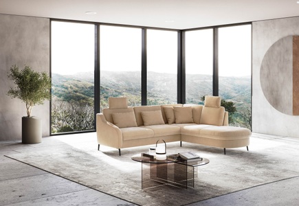 sit&more Ecksofa »Soul L-Form«, wahlweise mit Bettfunktion und Bettkasten oder Schubkasten