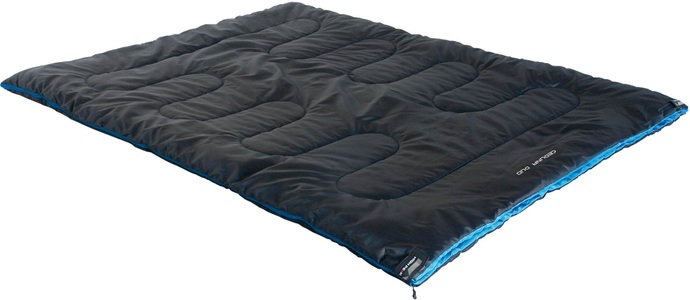 HIGH PEAK, High Peak Ceduna Duo Schlafsack anthrazit/blue 2020 Schlafsäcke, 