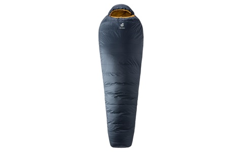 Deuter, Deuter Astro 500 Schlafsack (Schwarz), Deuter Astro 500 - Schlafsack Ink / Curry Regular - linke Öffnung