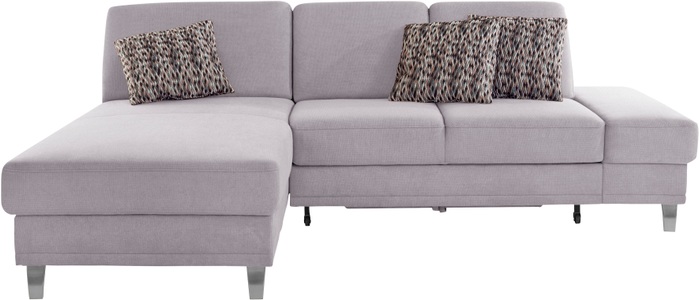 sit&more Ecksofa »Clio V«, wahlweise mit Bettfunktion oder Vorziehsitz und Bettkasten, Inklusive Federkern