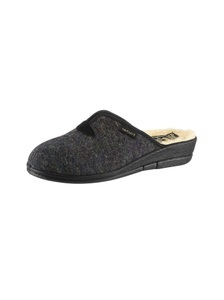 FISCHER, Fischer Pantoffel aus meliertem Filz, Fischer Pantoffel