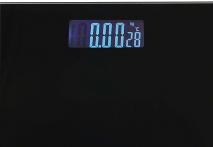 Wenko, Wenko - Personenwaage LCD Schwarz, digitale Körperwaage mit LCD-Display, WENKO Personenwaage digitale Körperwaage mit LCD-Display