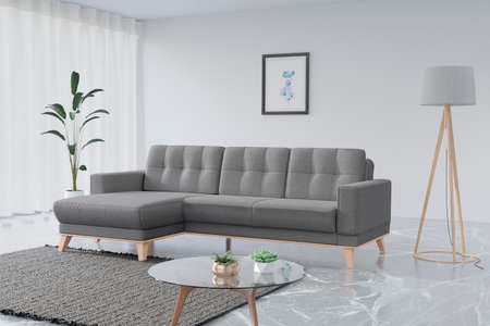 SIT&MORE, sit&more Ecksofa, wahlweise mit Kippfunktion und Bettkasten, sit&more Ecksofa »Lavida L-Form«, wahlweise mit Kippfunktion und Bettkasten