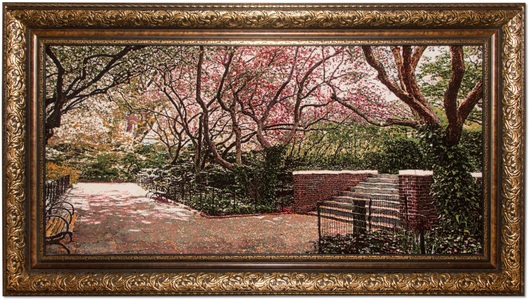 MorgenLand, morgenland Wandteppich »Bild-Teppich Figurativ 114 x 65 cm«, rechteckig, 0,6 mm Höhe, besonders weich durch Microfaser, morgenland Wandteppich »Bild-Teppich Figurativ 114 x 65 cm«, rechteckig, 6 mm Höhe, besonders weich durch Microfaser