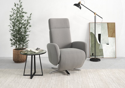SIT&MORE, sit&more TV-Sessel, wahlweise mit 2 Motoren und Akku und Aufstehhilfe, sit&more TV-Sessel »Grenoble, inkl. Kopfteilverstellung und kabelgebundener Fernbedienung,«, wahlweise mit 2 Motoren und Akku und Aufstehhilfe