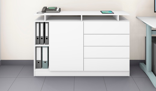 borchardt Möbel, borchardt Möbel Sideboard »Wallis«, moderne grifflose Optik, Push-to-Open-Funktion, borchardt Möbel Sideboard »Vaasa«, moderne grifflose Optik, Push-to-Open-Funktion