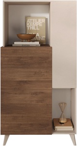 INOSIGN Highboard »Monaco Höhe 154 cm, Kommode mit 2 Türen«, Soft/Self Closing