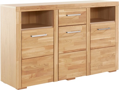 Woltra, Woltra Sideboard »Falco«, Fronten in Massivholz, Home affaire Sideboard »Falco«, Fronten in Massivholz