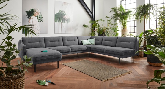 ANDAS, andas Wohnlandschaft »Nordfyn«, edles Design in 3 Bezugsqualitäten, Design by Morten Georgsen, andas Wohnlandschaft »Nordfyn U-Form«, edles Design in 3 Bezugsqualitäten, Design by Morten Georgsen