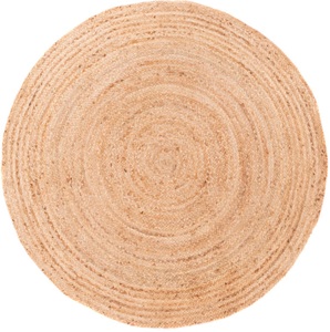MorgenLand, morgenland Teppich »Sisalteppich Teppich Indigo«, rund, 7 mm Höhe, Wohnzimmer, morgenland Sisalteppich »Indigo«, rund, 7 mm Höhe, Wohnzimmer, beidseitig verwendbar