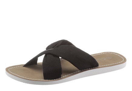 CITY WALK, CITY WALK Pantolette, CITY WALK Pantolette, Sommerschuh, Schlappen mit Kreuzbandage