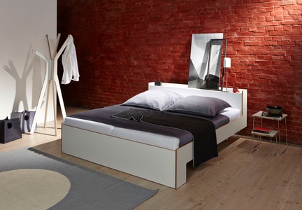 Müller SMALL LIVING, Müller SMALL LIVING Bett »NOOK«, in vier Breiten, Design by Michael Hilgers, Müller SMALL LIVING Bett »NOOK«, in vier Breiten, Design by Michael Hilgers
